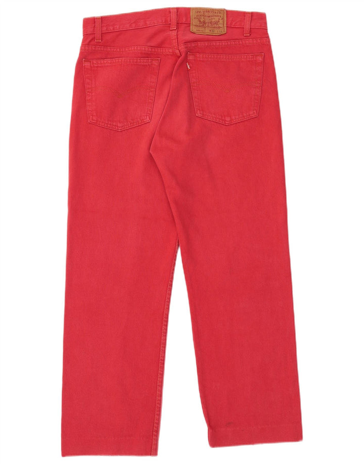 Мужские прямые джинсы Levi's 501 W33 L27 красные