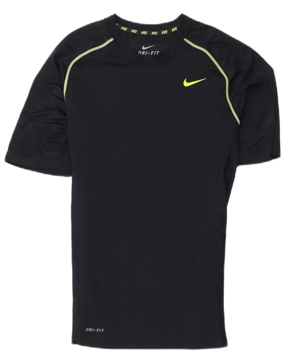 Мужская футболка Nike Dri Fit, маленький темно-синий полиэстер