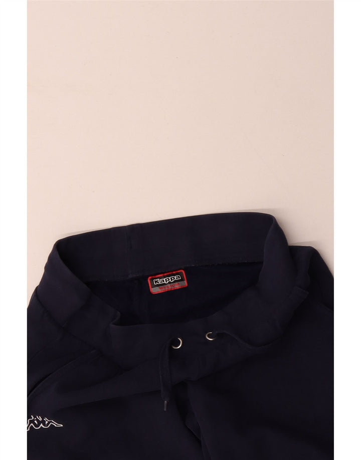 KAPPA Женский спортивный костюм Брюки-джоггеры UK 14 Средний Темно-синий Хлопок