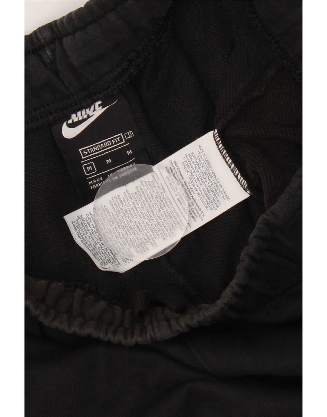 Мужские спортивные шорты Nike стандартной посадки, средний черный, хлопок