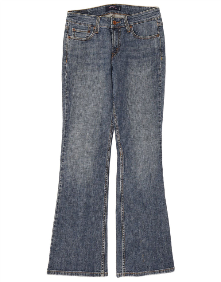 Женские джинсы LEVI'S 518 Super Low Bootcut США 5, средние W28 L31, синие, хлопок