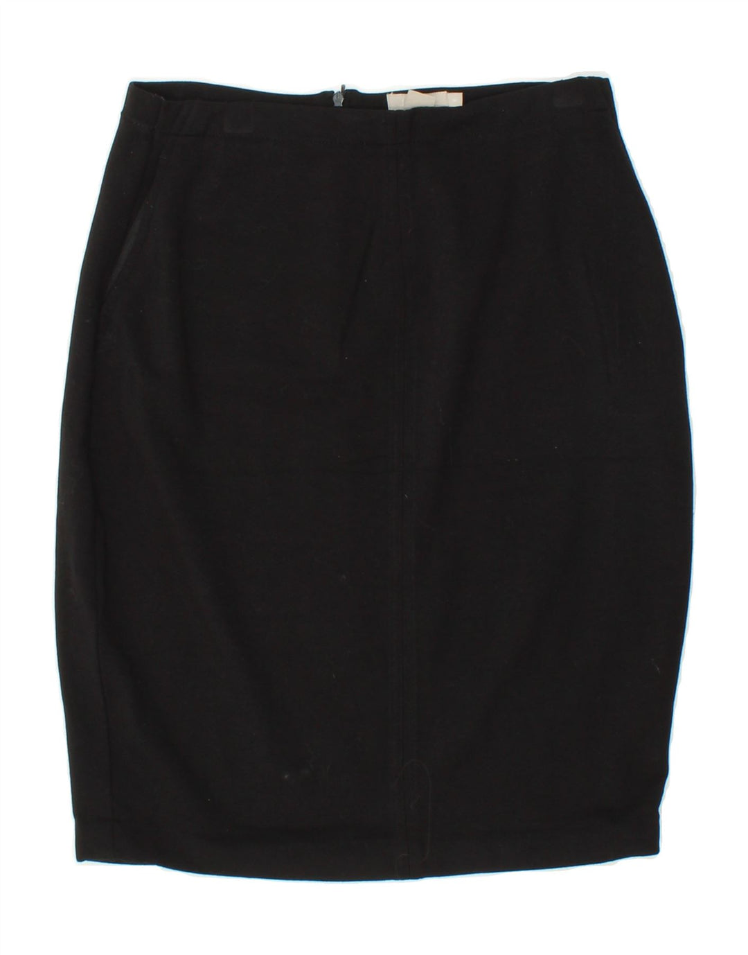 J. CREW Womens Pencil Skirt US 8 Medium W28 Black Rayon Vintage J. Crew and Second-Hand J. Crew from Messina Hembry 