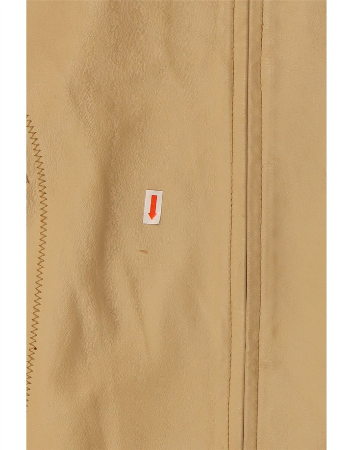 Женская кожаная куртка Conbipel IT 48 XL Бежевая кожа