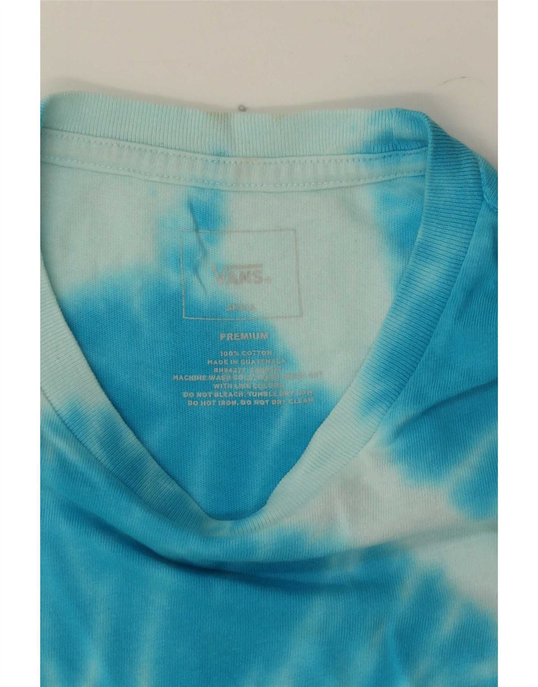 Мужская футболка Vans Top Small Blue Tie Dye Cotton