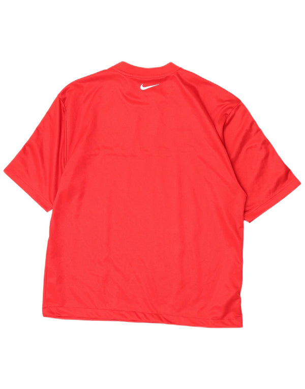 Мужская футболка Nike Top UK 45/47 XL, красный полиэстер с цветными блоками