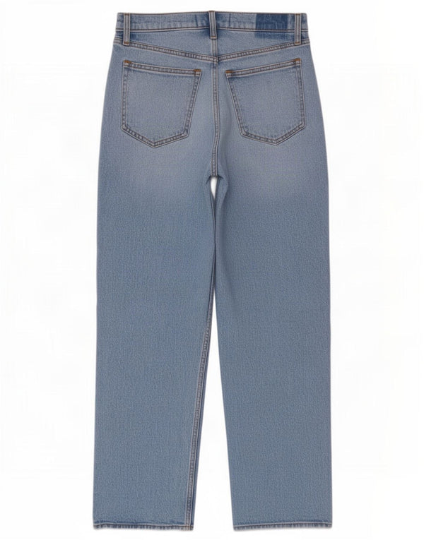Женские прямые джинсы Abercrombie & Fitch с высокой посадкой, США 4, маленькие W27 L29, синие