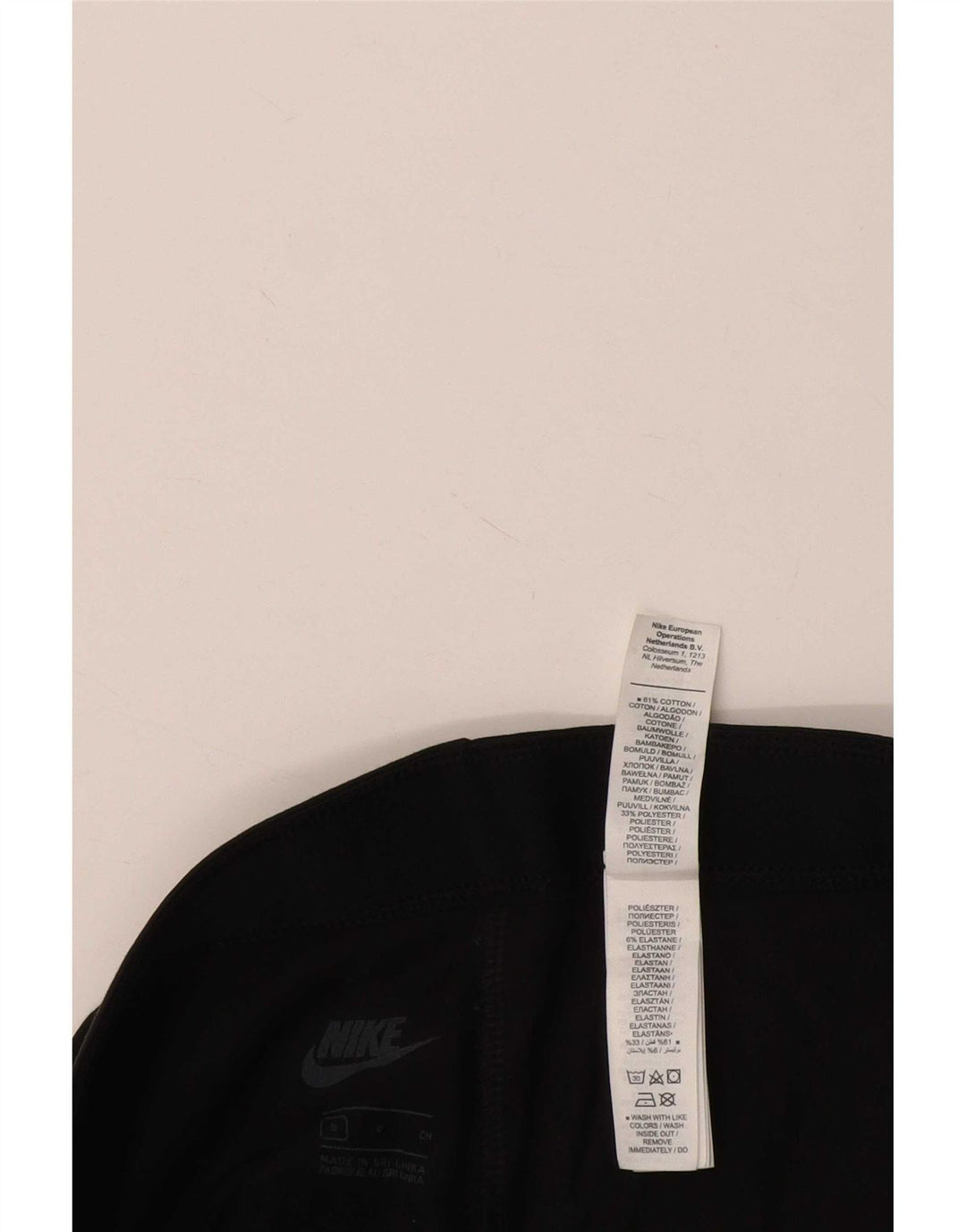 Женские леггинсы с графическим рисунком Nike UK 8, маленькие черные полиэстер