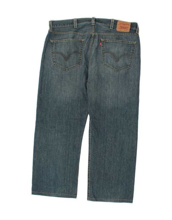 Мужские прямые джинсы LEVI'S 501 W38 L26 синие, хлопок