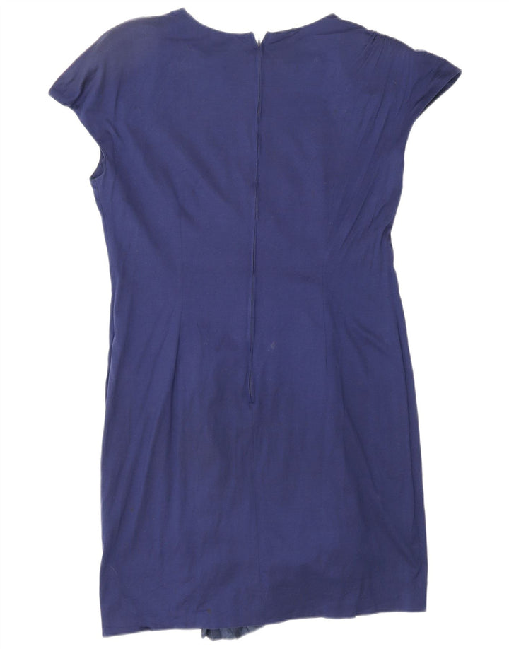 LUISA SPAGNOLI Womens Sheath Dress IT 48 XL Navy Blue