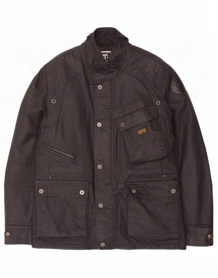 Мужская куртка G-Star Utility UK 42 XL Темно-синяя, хлопок