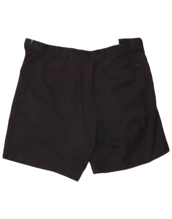 Мужские повседневные шорты Izod W38 XL темно-синие из полиэстера