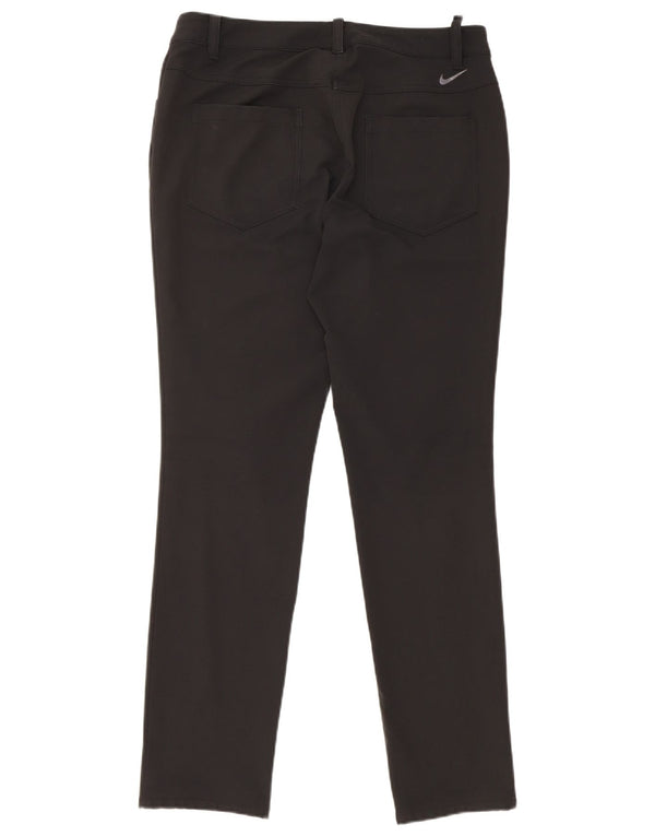 Женские повседневные брюки скинни для гольфа Nike UK 12 Medium W32 L30, черные