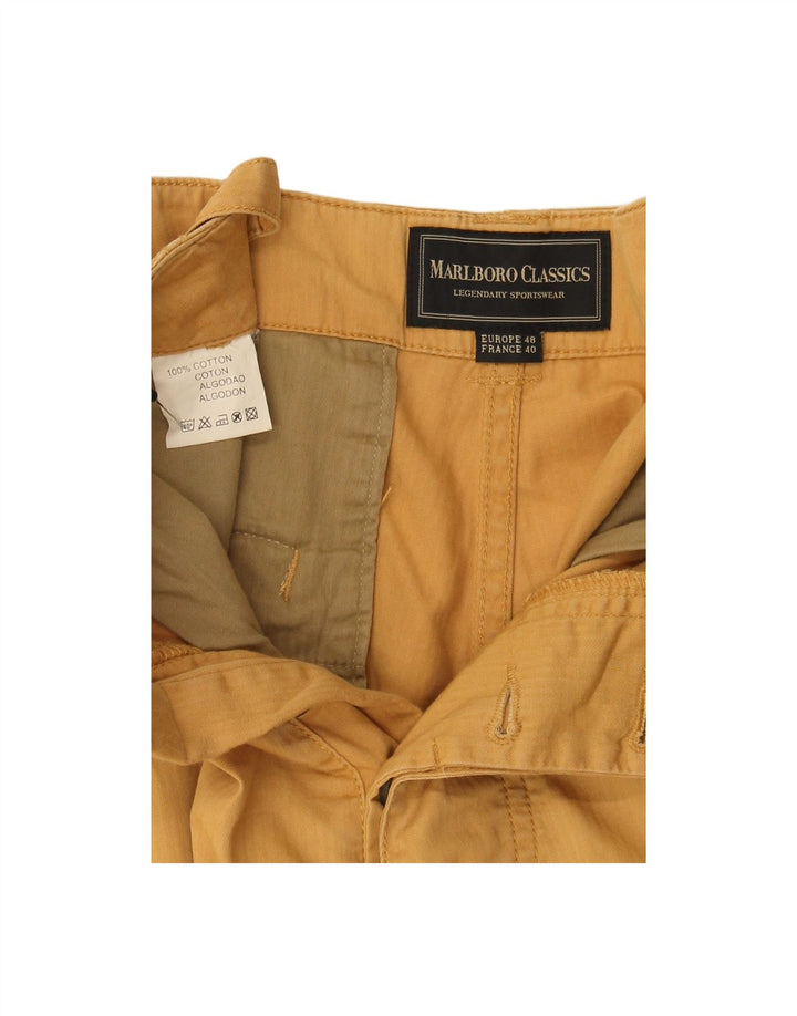 MARLBORO CLASSICS Mens Cargo Shorts IT 48 Medium W30 Brown Cotton Vintage Marlboro Classics and Second-Hand Marlboro Classics from Messina Hembry 
