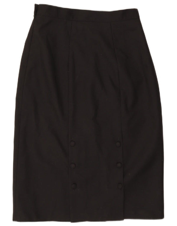 Michael H. Женская прямая юбка UK 16, большая W32, черная