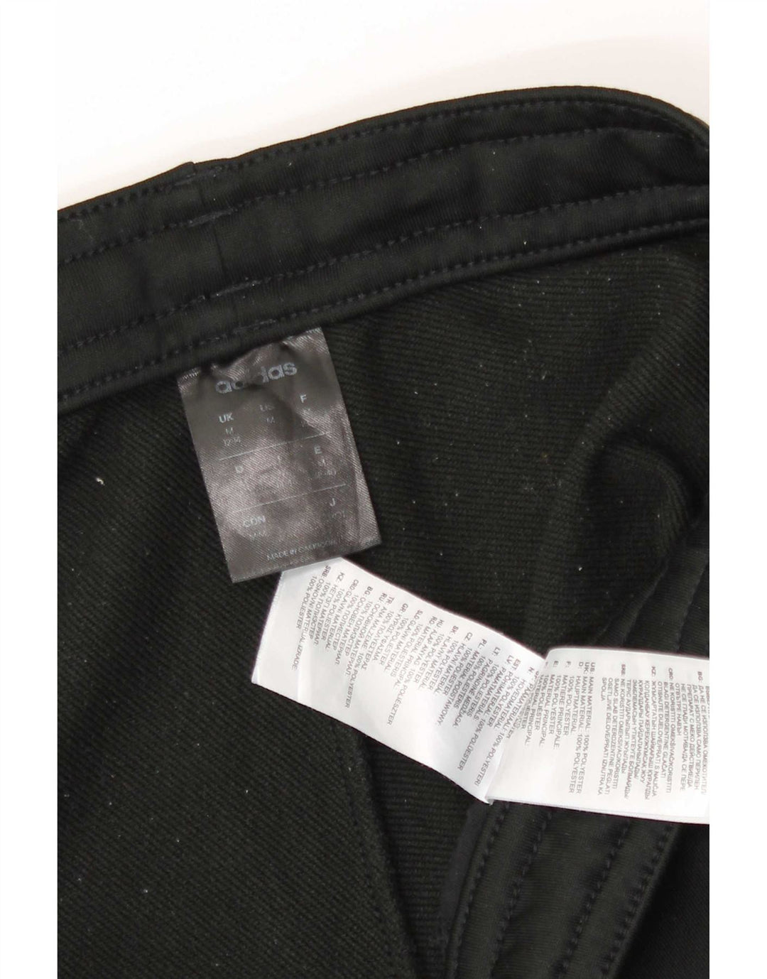 Женские спортивные брюки Adidas Joggers UK 12/14, средний черный полиэстер