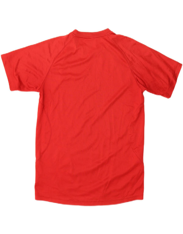 REEBOK Mens T-Shirt Top Small Red Polyester