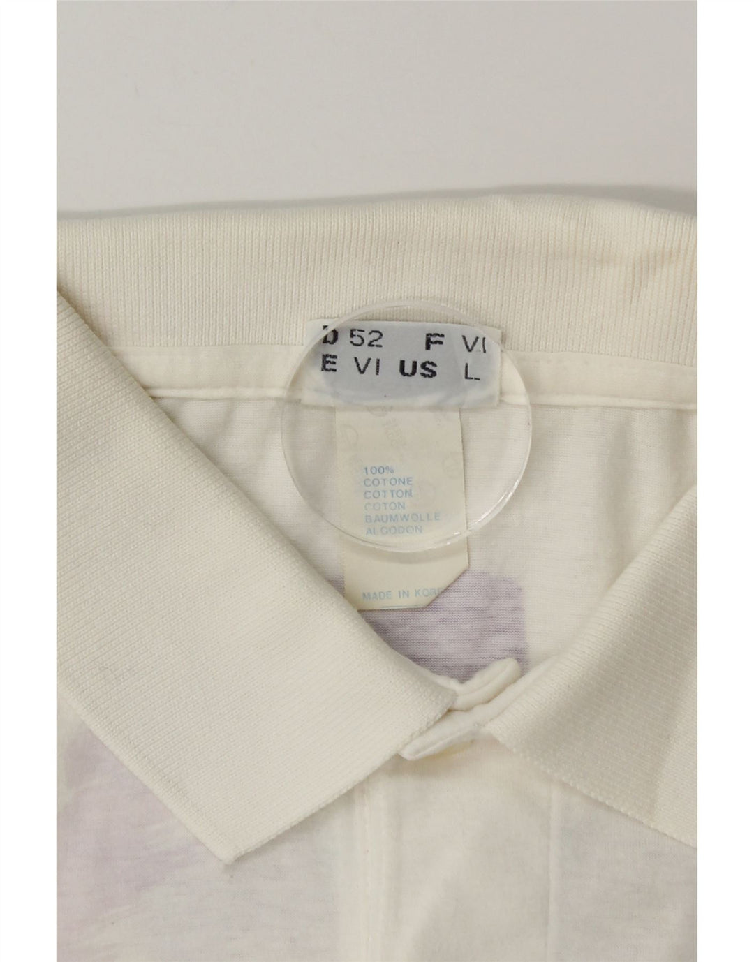 Мужская рубашка-поло с рисунком Sergio Tacchini, большая белая хлопковая ткань тай-дай