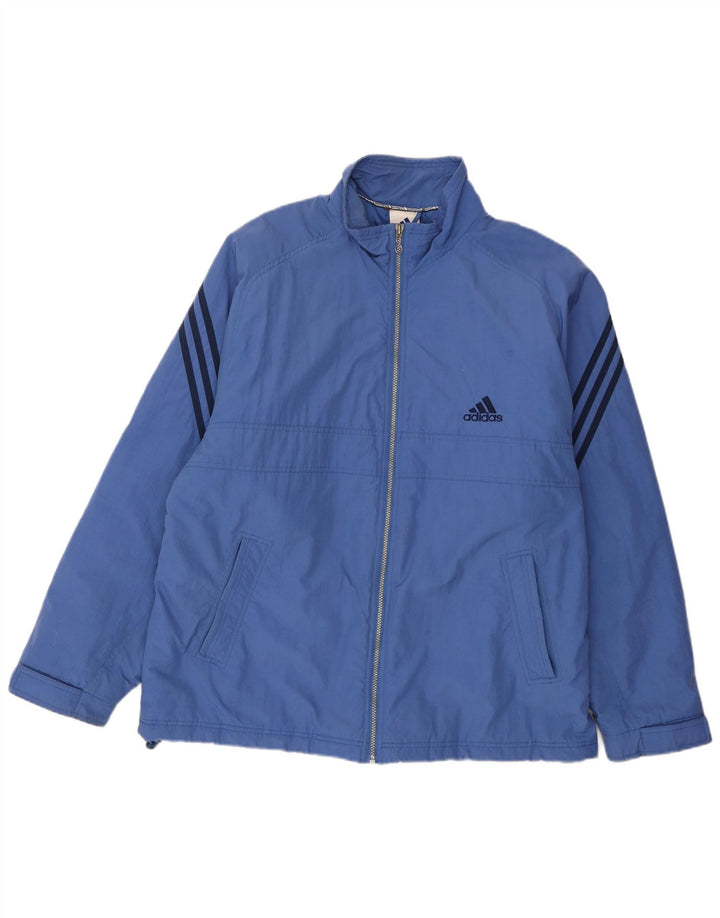 Мужская ветровка Adidas UK 42/44, большой синий полиэстер