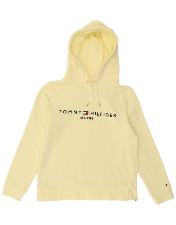 Женский джемпер с капюшоном Tommy Hilfiger UK 10, маленький желтый