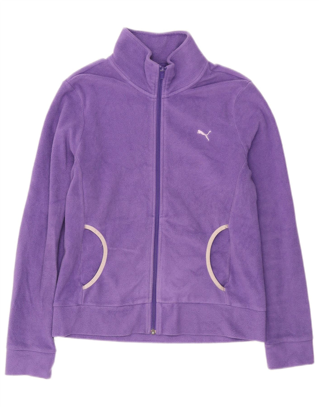 Женская флисовая куртка Puma UK 14, большая фиолетовая