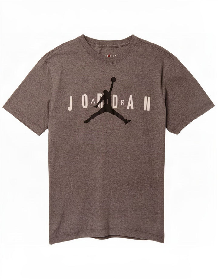 Мужская футболка Jordan с графическим рисунком, маленький серый хлопок