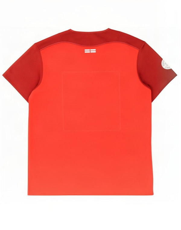 Мужская футболка Canterbury Rugby England с графическим рисунком, 2XL, красная с цветными блоками