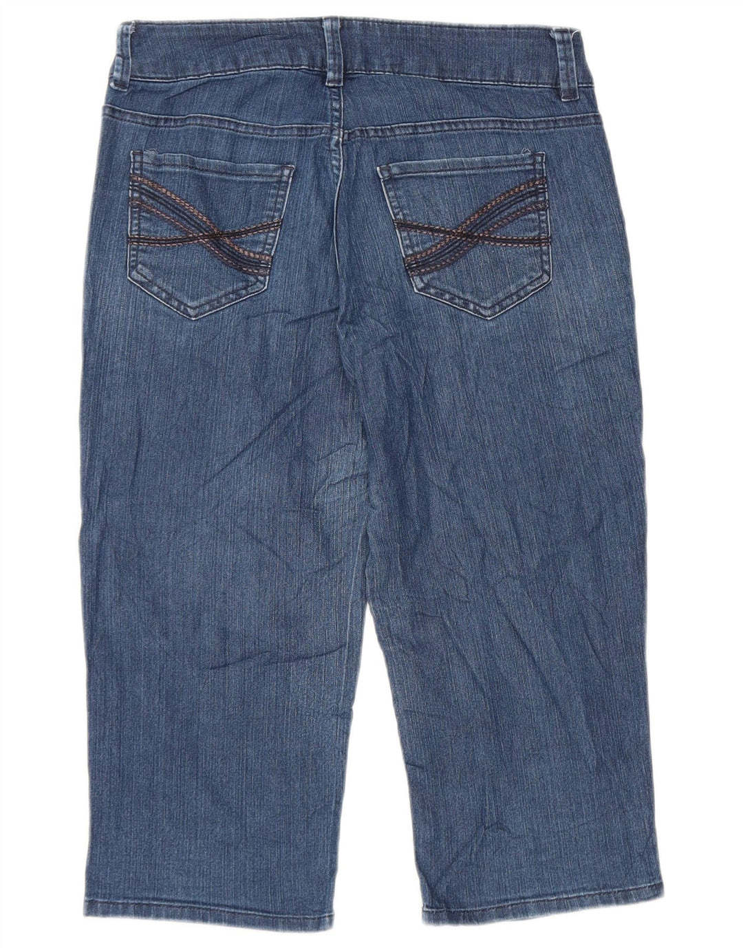 Женские джинсы-капри LEE Riders US 8, средние W32 L19, синие, хлопок