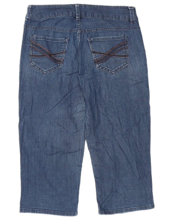 Женские джинсы-капри LEE Riders US 8, средние W32 L19, синие, хлопок