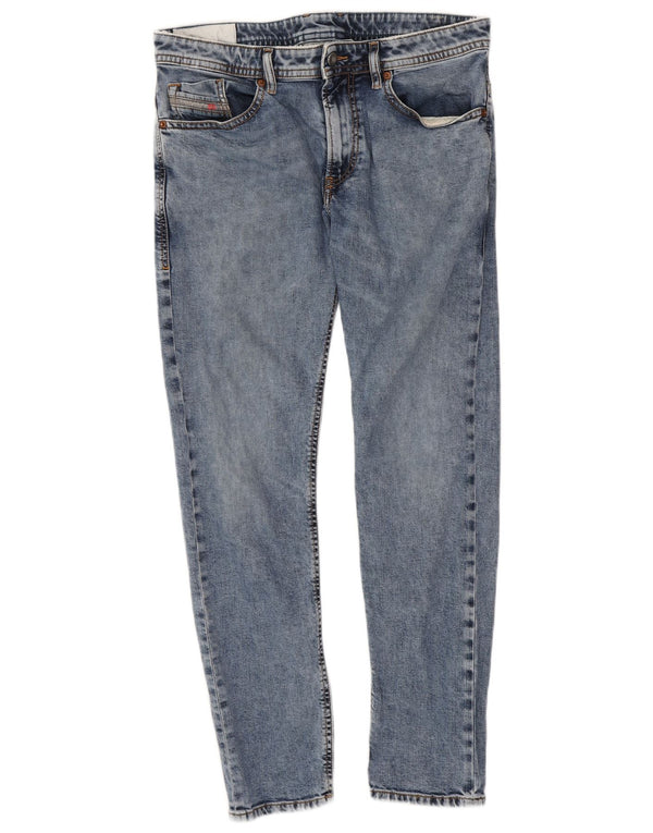 Мужские джинсы скинни Diesel W32 L29 синие, хлопок