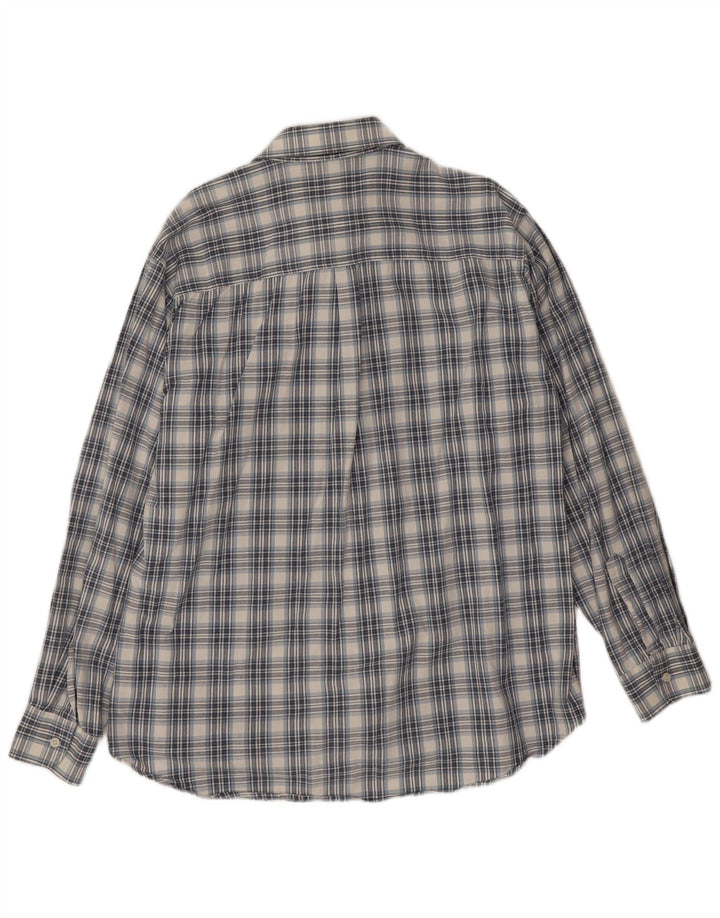 Мужская рубашка Carrera размер 43/44 XL синяя клетка