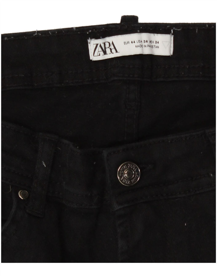 Мужские узкие джинсы Zara W34 L27, черный хлопок