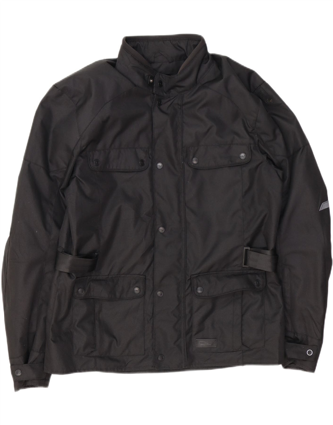 Винтажная мужская куртка Moto Racer UK 44 2XL, черный полиэстер