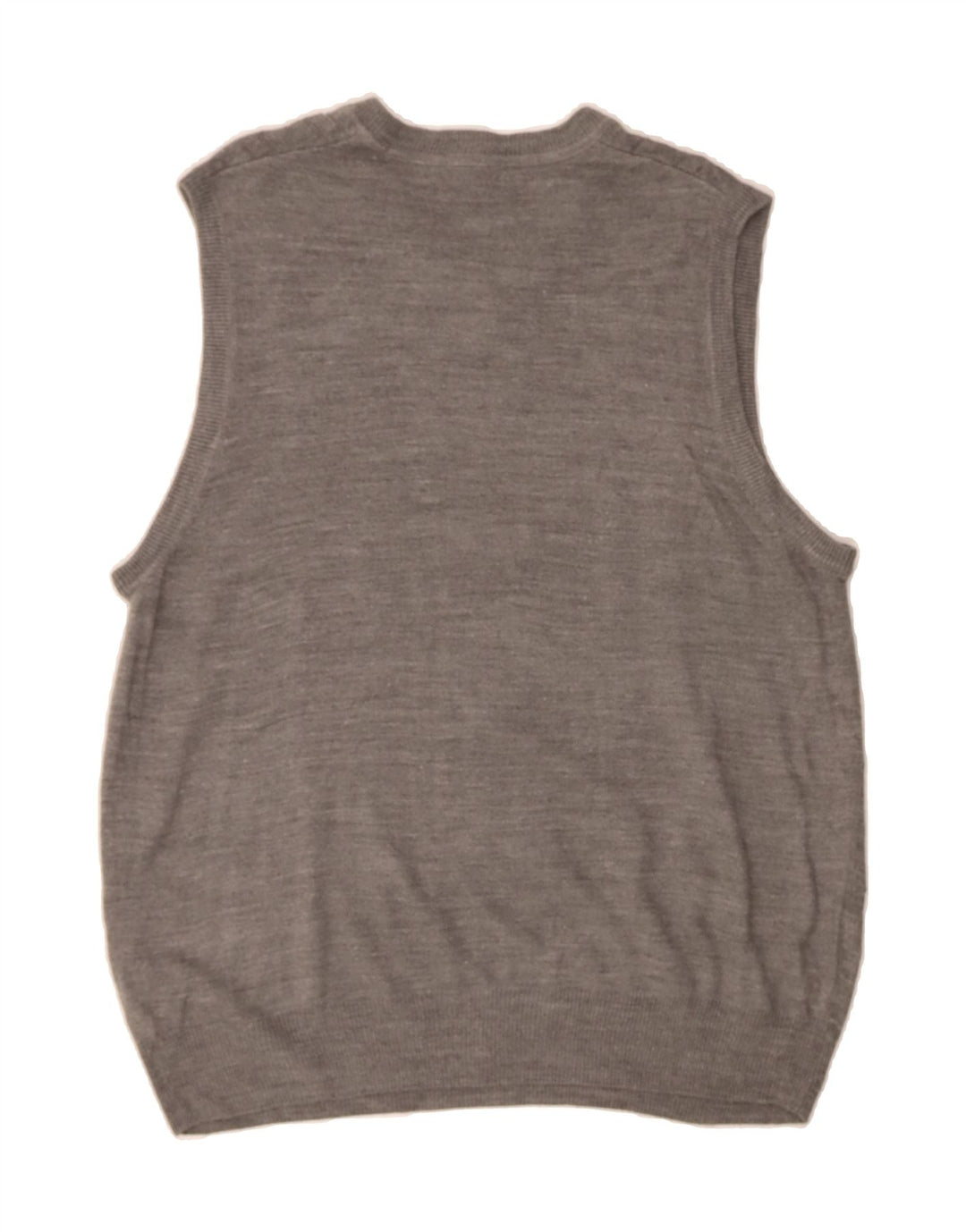 DOCKERS Mens Vest Tank Top XL Grey Argyle/Diamond Acrylic Vintage Dockers and Second-Hand Dockers from Messina Hembry 