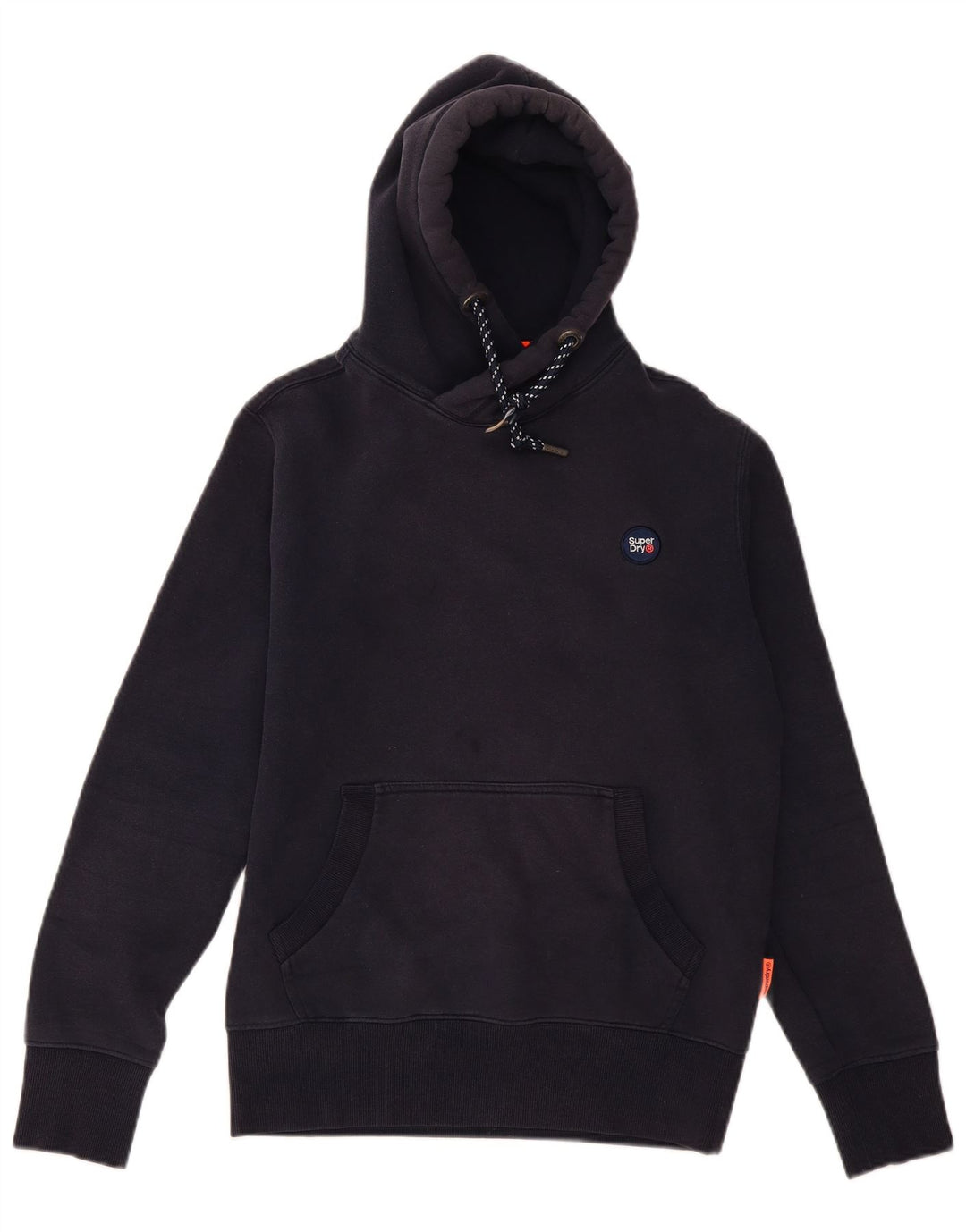 Мужской джемпер с капюшоном Superdry, средний темно-синий, хлопок