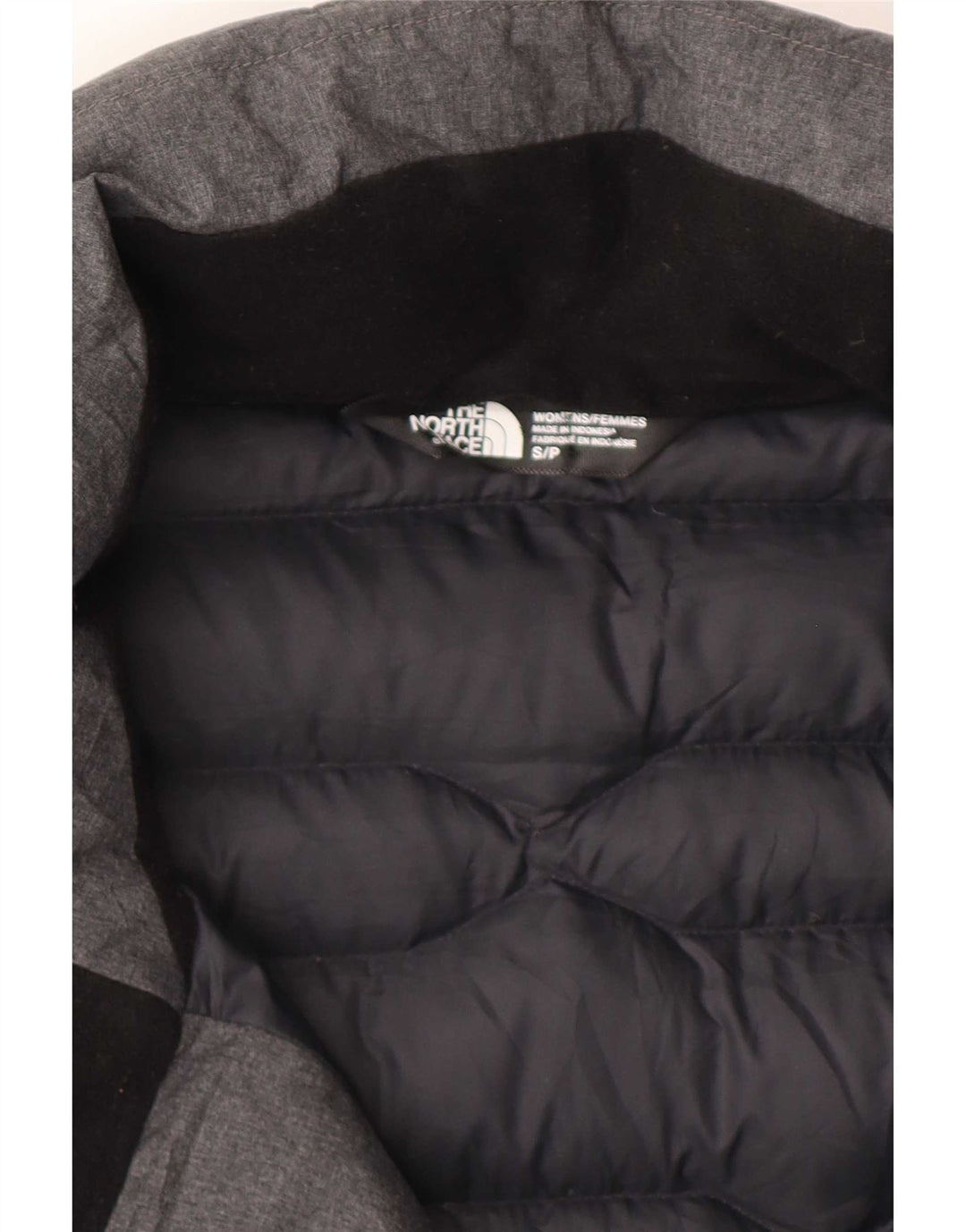 Женское стеганое пальто The North Face UK 10, маленький серый нейлон