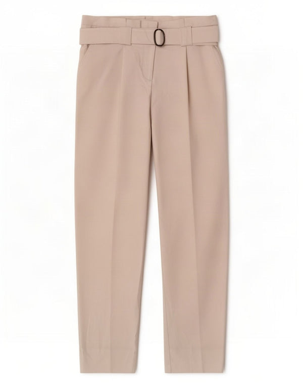 Женские укороченные зауженные брюки чинос Topshop UK 10, маленькие W26 L25, белые