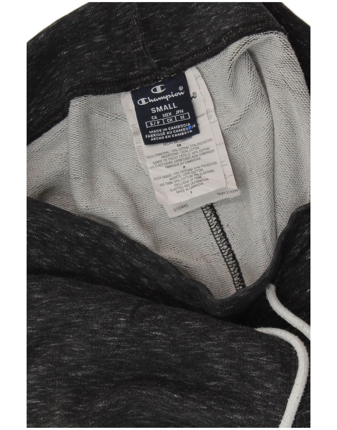 Мужские спортивные брюки CHAMPION, джоггеры, маленькие серые хлопковые брюки с крапинками