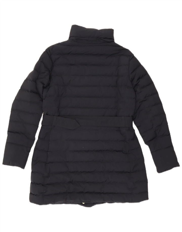 Женское стеганое пальто Woolrich UK 16, большой темно-синий полиэстер