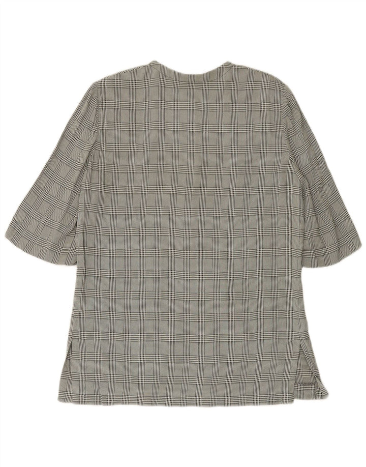 LUISA SPAGNOLI Женский пиджак с рукавом 3/4 IT 46, большая зеленая клетка