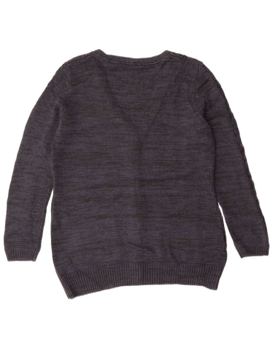 Женский кардиган Fat Face, Великобритания 14, большой темно-синий кашемировый классический свитер