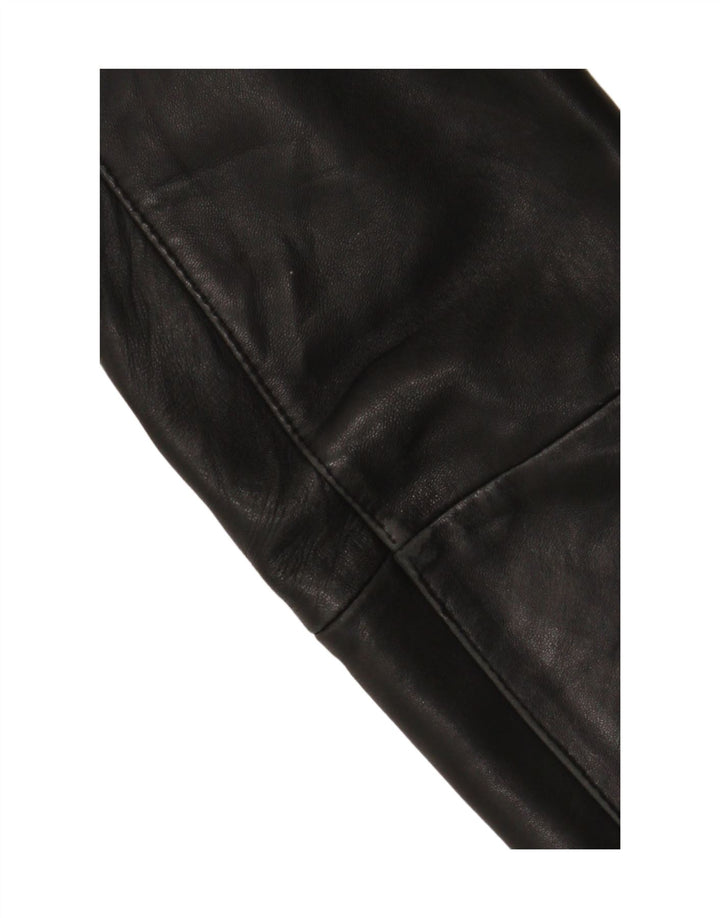 Мужская кожаная куртка Bata UK 42 XL черная