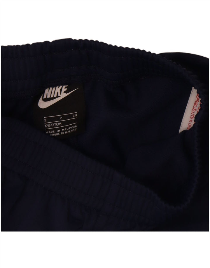 Спортивные брюки Nike для мальчиков 8–9 лет, маленькие, темно-синие, полиэстер