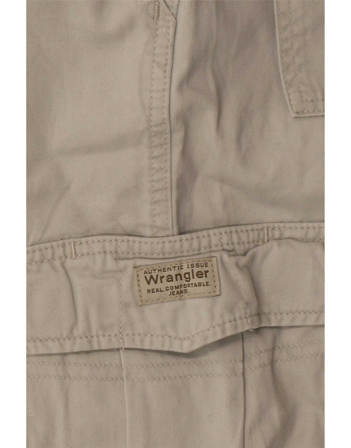 Мужские шорты-карго Wrangler W36, серые, хлопок, большие размеры