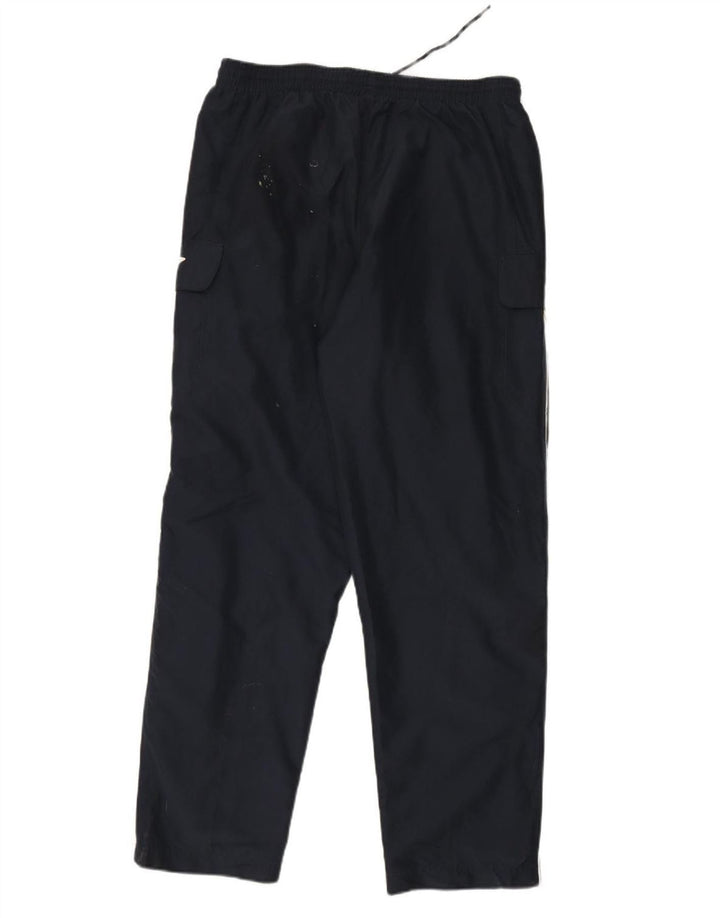 UMBRO Mens Cargo Tracksuit Trousers Large  Navy Blue Polyester
