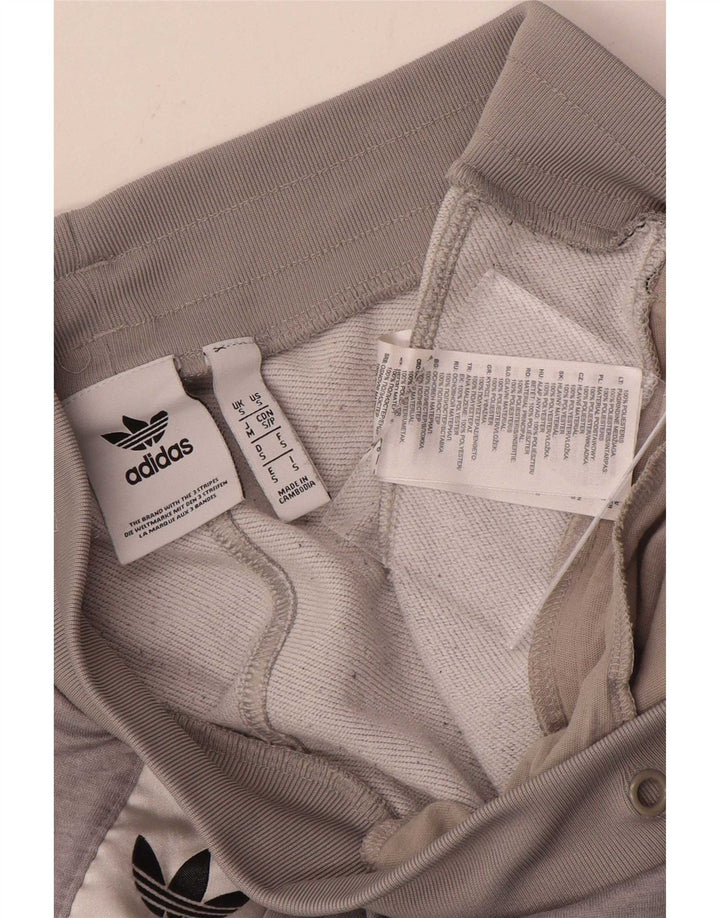 Мужские спортивные шорты Adidas с графическим рисунком, маленькие серые, полиэстер с цветными блоками