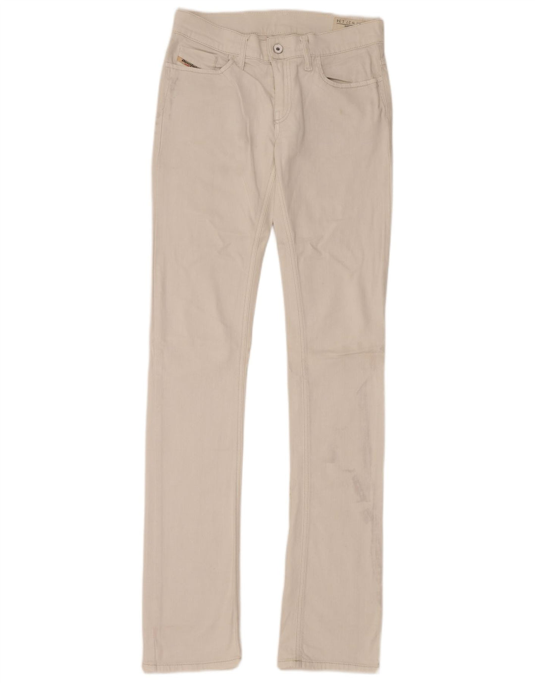 Женские прямые джинсы DIESEL Liv Slim W27 L24, белый хлопок