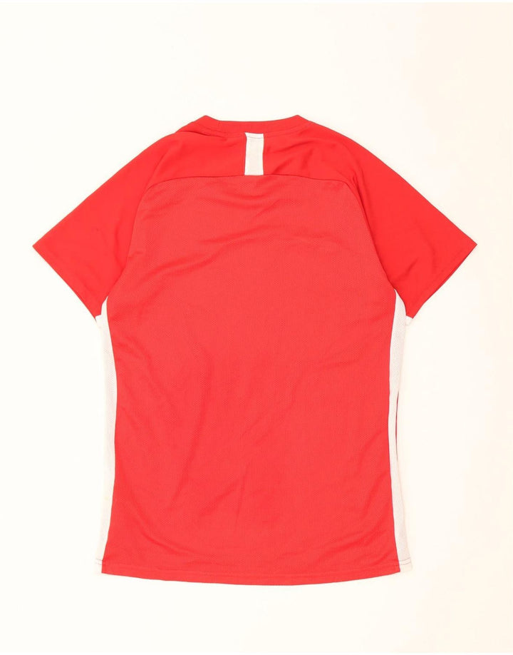 Мужская футболка Nike Dri Fit, средний красный полиэстер