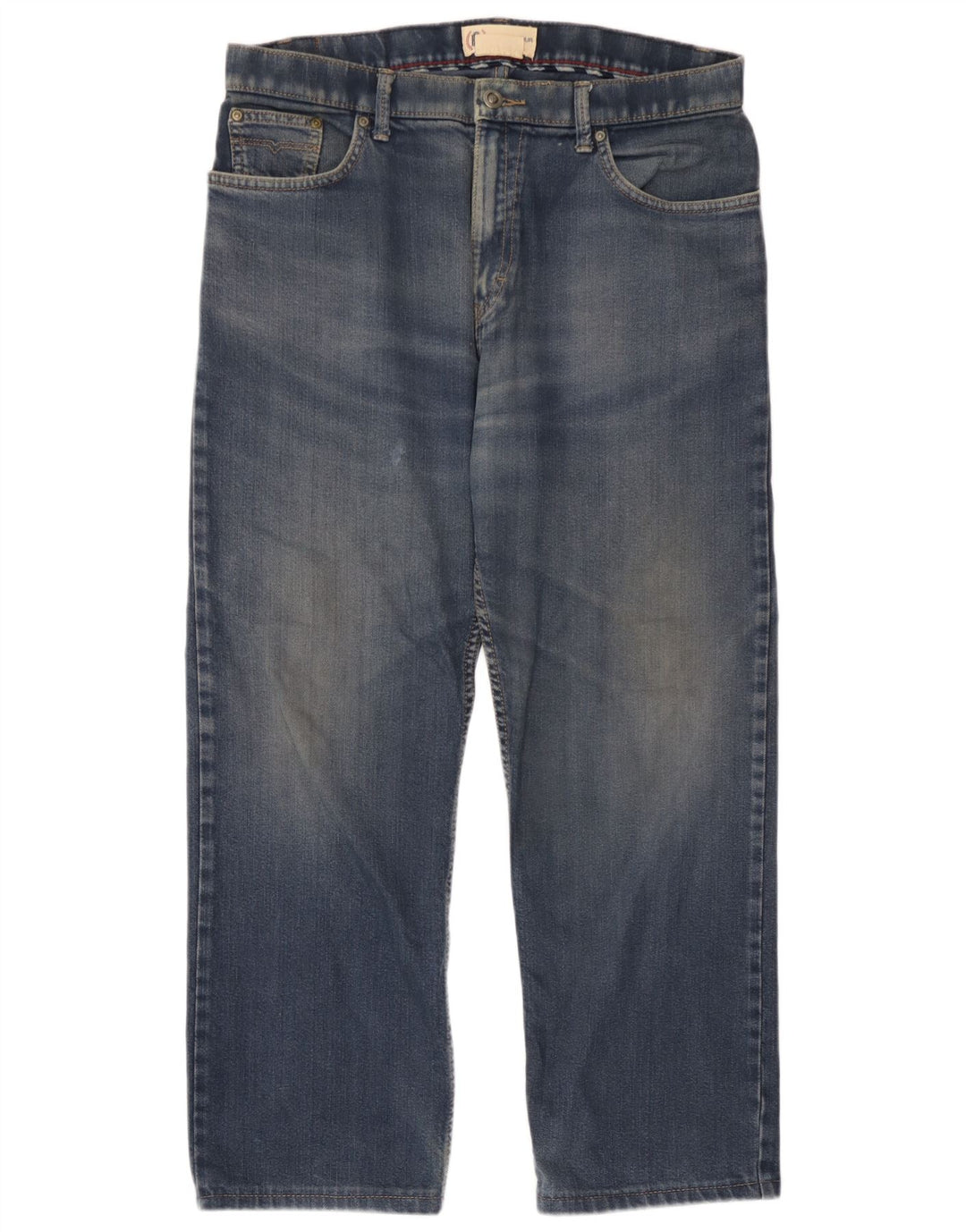 Женские прямые джинсы Marks & Spencer W34 L25 синие, хлопок