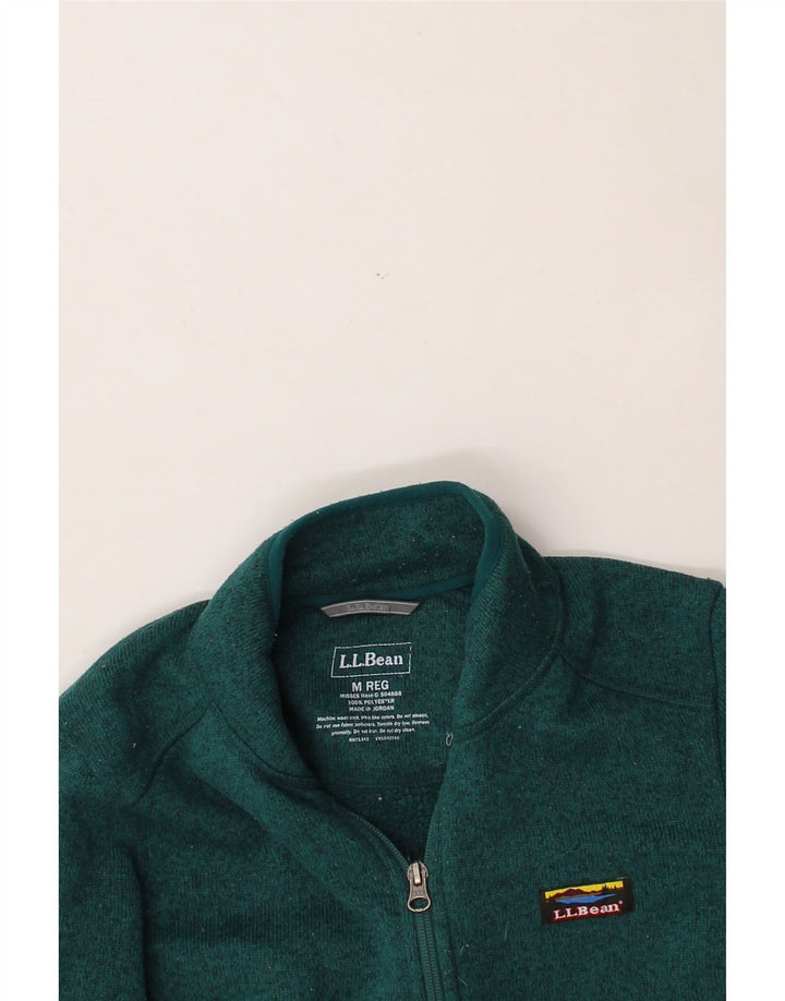 L.L.BEAN Womens Tracksuit Top Jacket UK 14 Medium Green Polyester Vintage L.L.Bean and Second-Hand L.L.Bean from Messina Hembry 