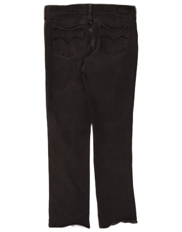 Женские прямые джинсы Levi's 314 W32 L30, черный хлопок